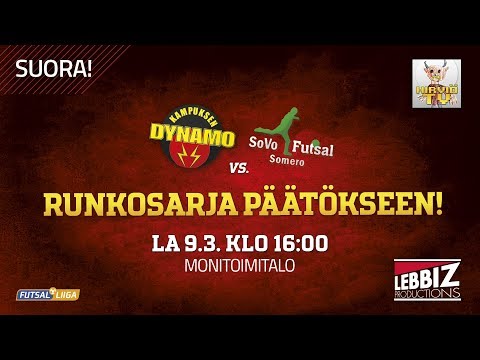 09.03.2019 KaDy - SoVo klo 16.00 Futsal-Liiga