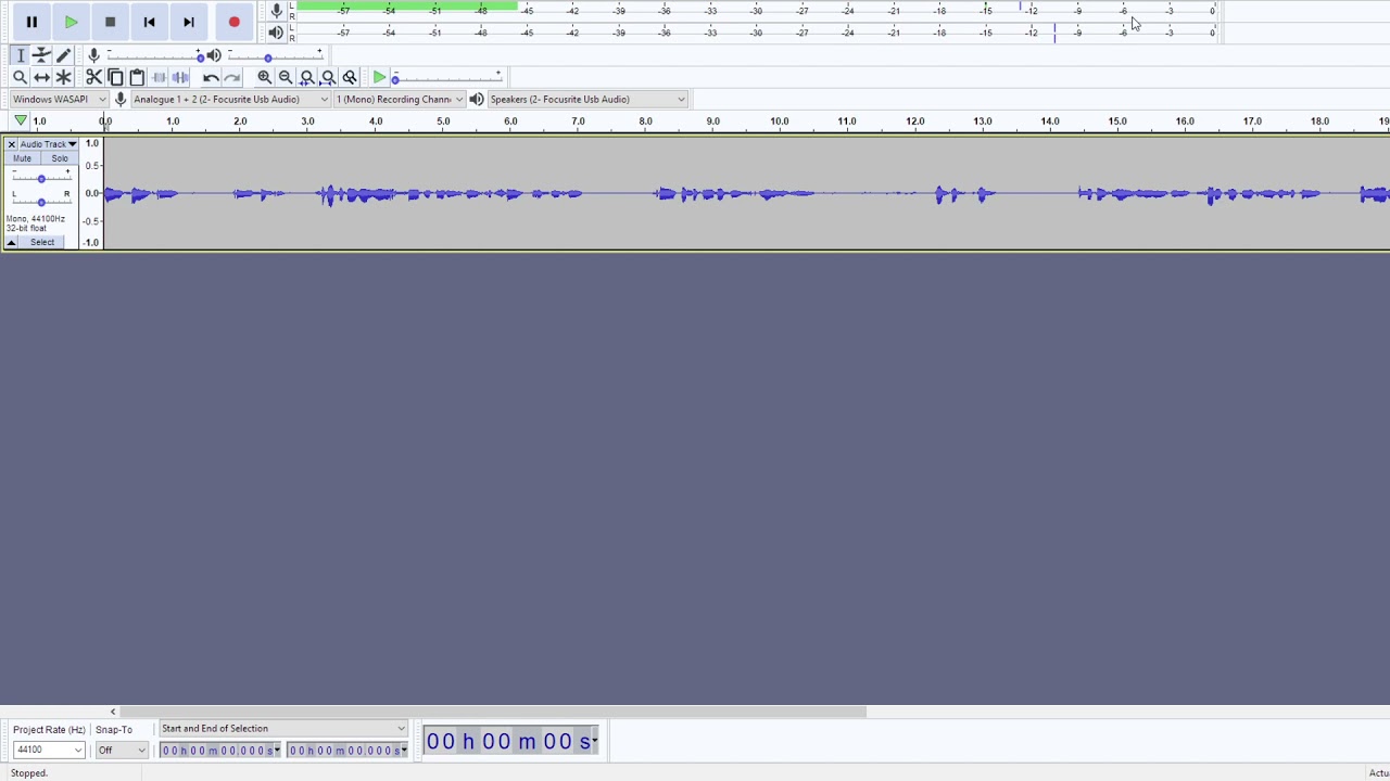 How to use Audacity - Meter Toolbars