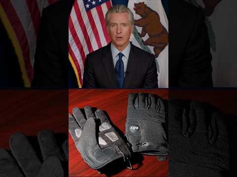 Newsom signs immigration bills, including shock glove ban