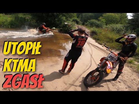 Utopił KTMa w wodzie / Odwiedziny Widzów / Odpalanie ręką / Duża Ekipa 15 osób / Test Harleya