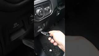 how to put in neutral a dodge ram1500 2021