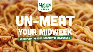 Plant Based Spaghetti Bolognese Recipe | Morningstar Farms Australia
