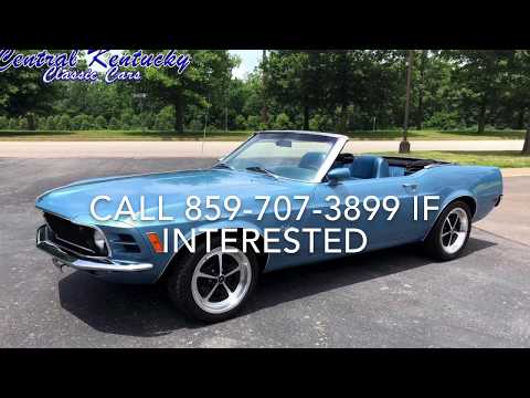 1970 Ford Mustang (CC-1361129) for sale in Paris , Kentucky
