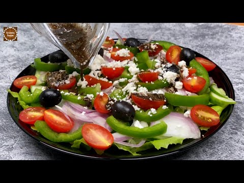 Greek Salad | Healthy Salad recipe | Weightloss recipe | Easy to make | SR E 58