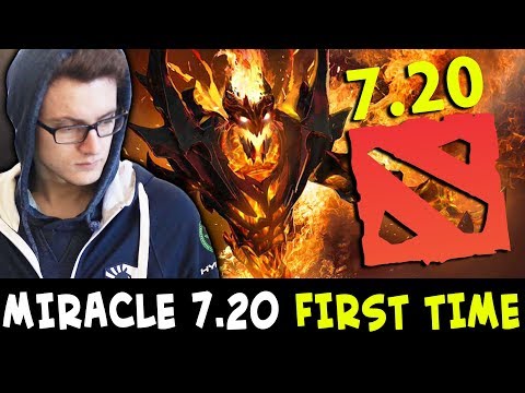Miracle 7.20 FIRST GAME — Shadow Fiend CURES 7.19 CANCER Zeus