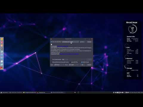 ArcoLinux : 2049 Moving all data from 1 TB SSD to 2 TB SSD - clonezilla - tuxboot- the challenges