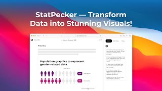 Create Infographics in seconds with StatPecker | App Walkthrough