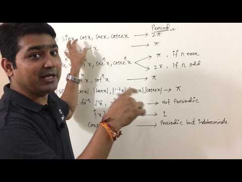 Periodic Function for CET/CBSE/ISC/JEE/NDA/BANKING/COMEDK in Hindi