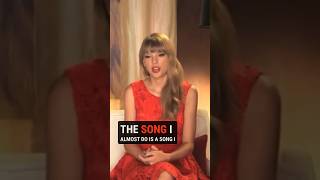 Taylor Swift explains the meaning of “I Almost Do”