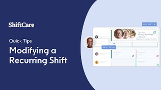 Modifying a Recurring Shift