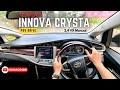 POV Drive Toyota Innova Crysta 2 4 VX Diesel Manual Kerala Road Jonnxoo