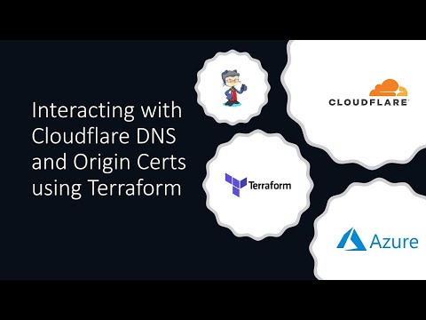 Interacting with Cloudflare DNS and Origin Certs using Terraform