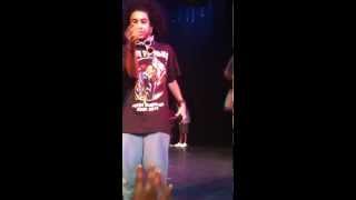 When princeton told me to come up on stage .