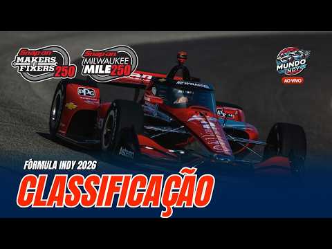 🔴 AO VIVO: Classificação dos GPs de Milwaukee | Fórmula Indy 2026 | Sem Imagens