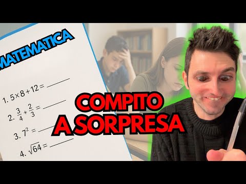 IO a 14 Anni che COPIO alla VERIFICA di MATEMATICA | PRESO IN PIENO