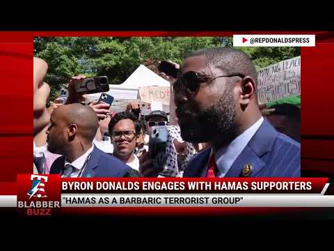 Watch: Byron Donalds Engages With Hamas Supporters