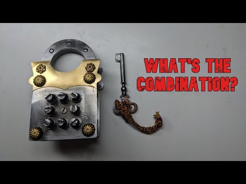 [042] Solving the AMAZING Sanyojan combination puzzle lock