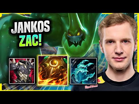 JANKOS TRIES SOME ZAC! - G2 Jankos Plays Zac Jungle vs Lee Sin! | Preseason 2022
