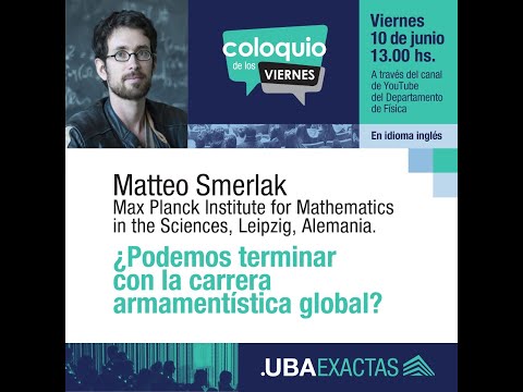 Coloquio: ¿Podemos terminar la carrera armamentística global? (En inglés)