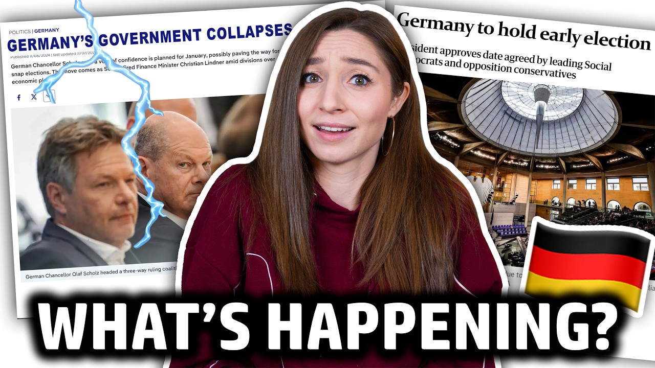 GERMANY'S GOVERNMENT CRISIS – Everything you need to know! | Feli from Germany
