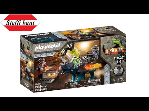 PLAYMOBIL Dino Rise 70627 Triceraptos Randale um die legendären Steine unboxing & build