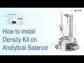 Aczet CY Series How to lnstall Density kit on Analytical Balance