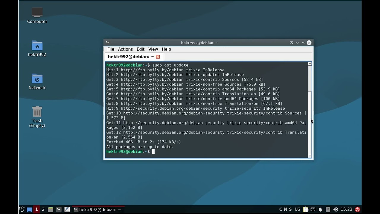 Установка Debian Lxqt