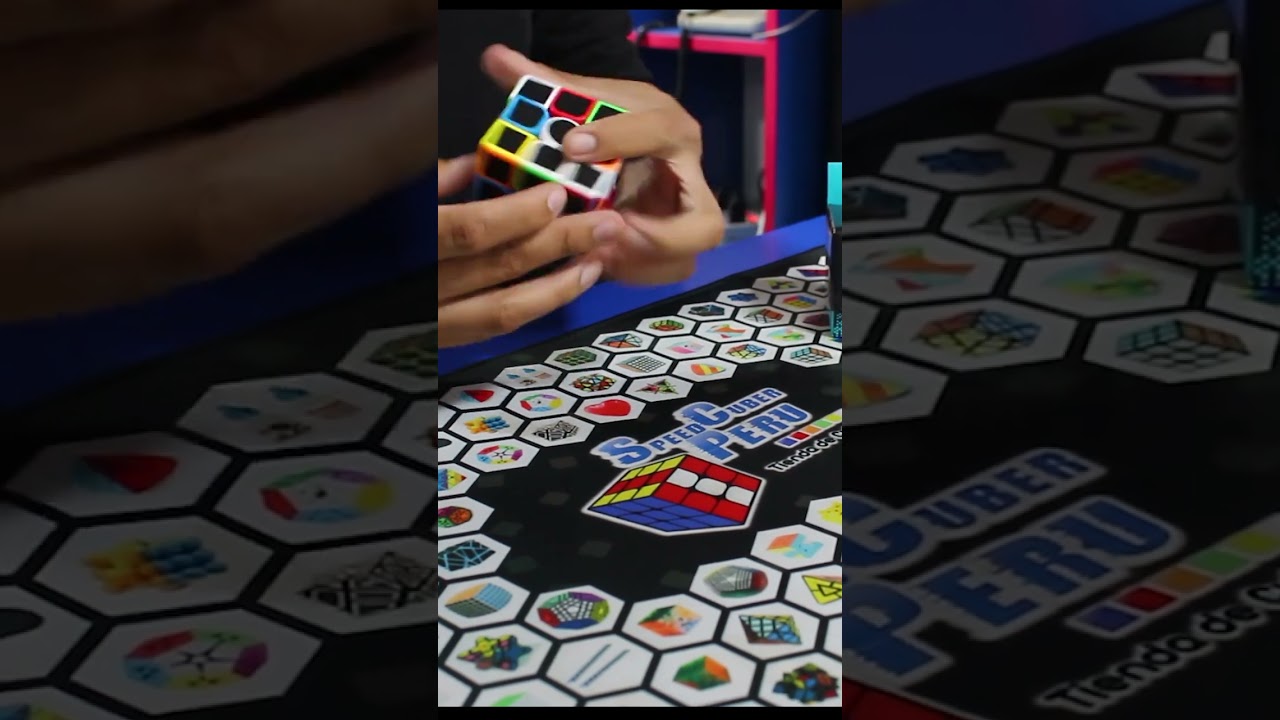 Meilong 3x3 en Fibra de Carbono | Speedcuber Perú #shorts