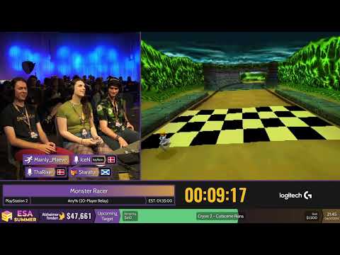 Monster Racer [Any% (20-Player Relay)] - #ESASummer25
