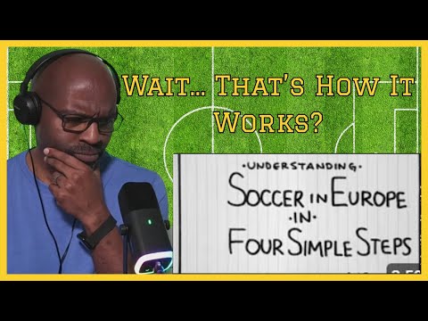 American reacts to Understanding Soccer in Europe in 4 Simple Steps (For Americans)