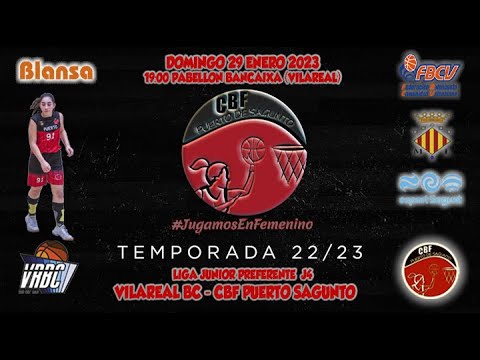 Videohighlights Vilareal Bc - Junior Blansa CBF Puerto Sagunto (J4 LIGA 22-23)