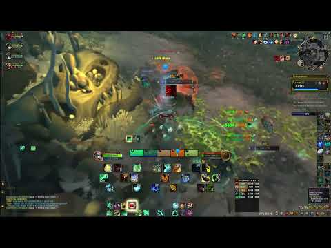 Mythic Plus 20 Underrot Tyrannical Mistweaver Monk POV
