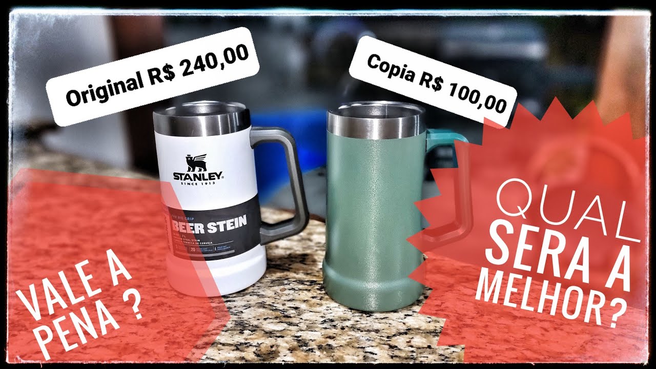 Caneca Stanley ORIGINAL VS REPLICA! Qual a melhor? Vale a pena? Vamos descobrir Juntos!