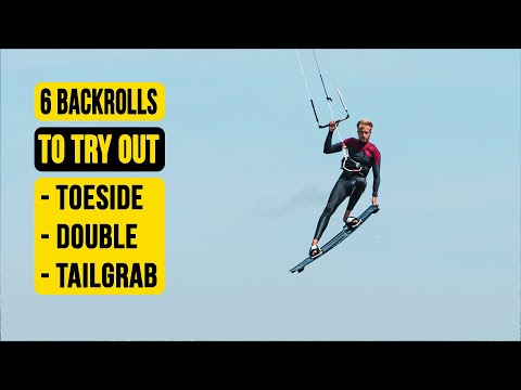 6 FUN Backroll variations | toeside, double and more! | Kiteboarding SA Masterclass