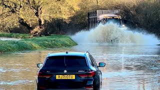 Fails Galore and Epic Close Calls || Vehicles vs Deep Water || Uk Flooding Compilation #3