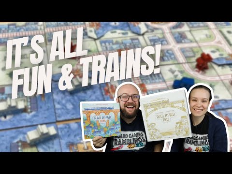 It's all fun and trains! - Railroad Tiles Board Game Review