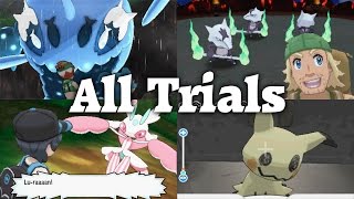 Pokémon Sun & Moon - All Trials (Full Walkthrough)