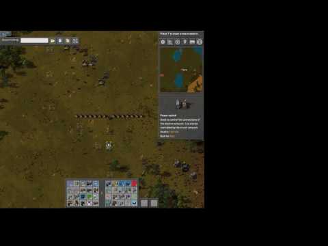 Factorio: tower line going to sleep automatically without ammunition or bots