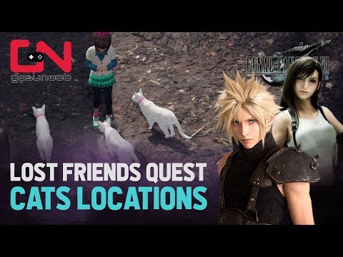 FF7 Remake Cats Locations - Lost Friends Quest Final Fantasy VII Remake