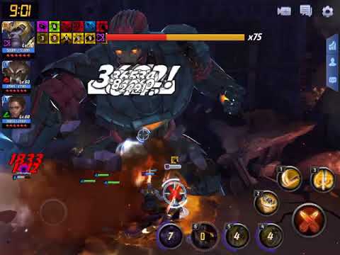 T3 Thanos vs Giant Boss Raid | Marvel Future Fight