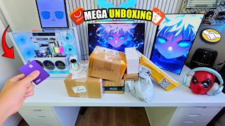 Comprei Muitos Produtos LEGAIS pro SETUP! (Mega Unboxing🔥)