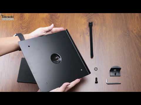 Desktop Clamp Speaker Stands Pair of Studio Monitor Stands with Height and Tilt & Swivel Adjustable