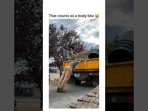 I watched that like 5 times. That tire couldn’t get past that speed bump.