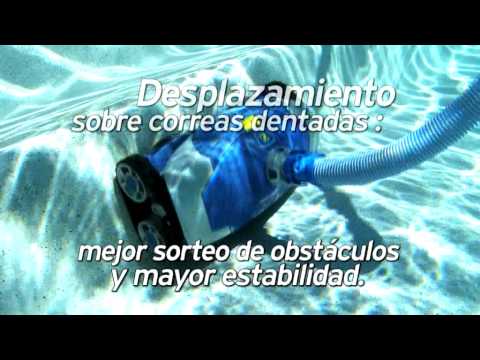 Como limpiar una piscina. Robot limpiafondos piscinas Zodiac MX8, hidráulico