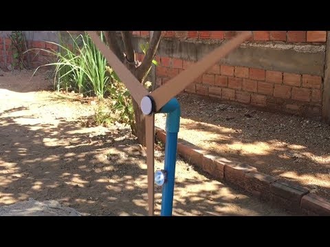 Free Energy Generator - How To Make a PVC Windmill Without DC Motor Video