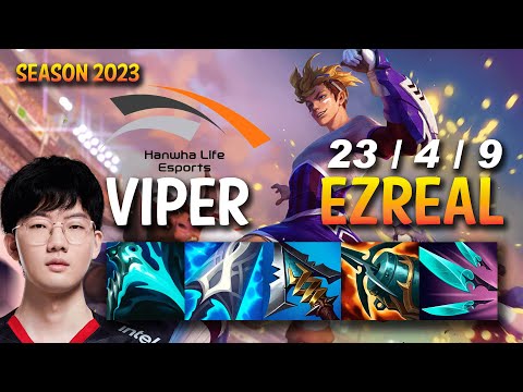 HLE Viper EZREAL vs JHIN ADC - KR Ranked