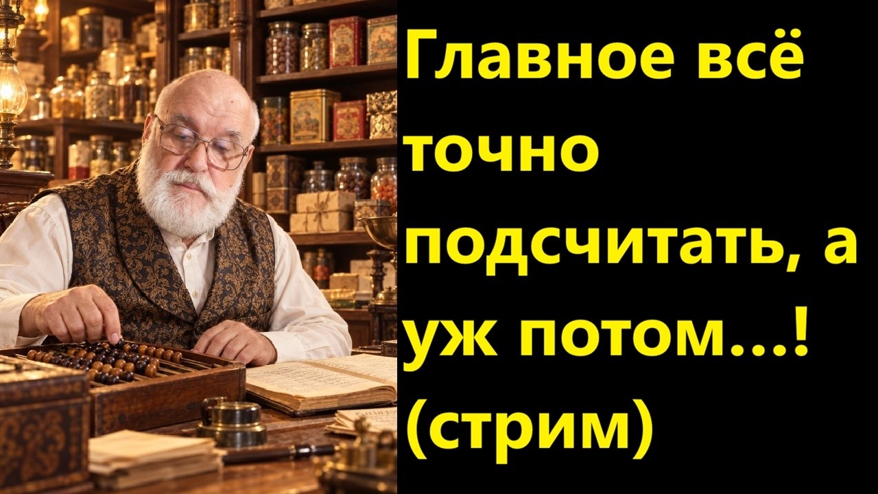 Главное всё точно подсчитать, а уж потом…! (стрим)