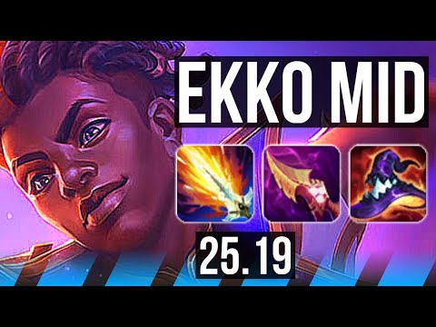 EKKO vs VIKTOR (MID) | 10/0/8, Legendary, 4k comeback | EUW Master | 25.19