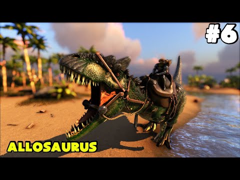 TAMING ALLOSAURUS TO MAKE THE BEST HUNTING PACK! - ARK Survival Evolved Ragnarok [Episode 6]