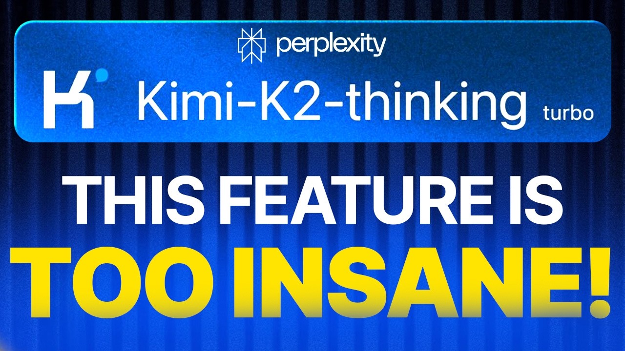 NEW KIMI K2 Thinking In Perplexity Is INSANE!